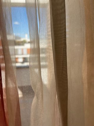 2 Visillos Ocre