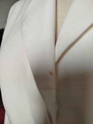Chaqueta blanca entretiempo Talla 42