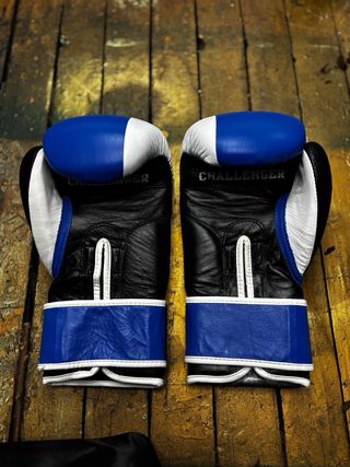 Guantes de Boxeo Leone Azules y Blancos
