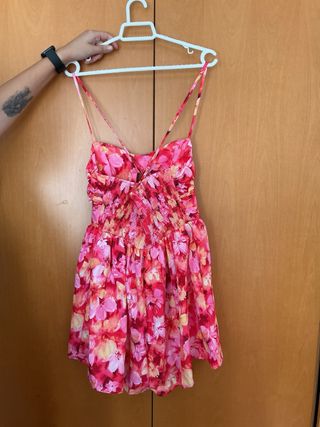 Mono corto flores T36