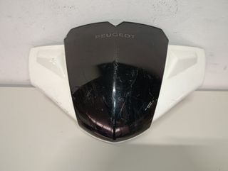 Tapa Manillar Peugeot Kisbee Blanca Negra