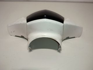 Tapa Manillar Peugeot Kisbee Blanca Negra