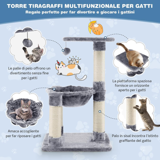Tiragraffi per Gatti, Albero Tiragraffi Gatto con