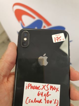 iPhone XS Max 64GB Salud Batería 100%