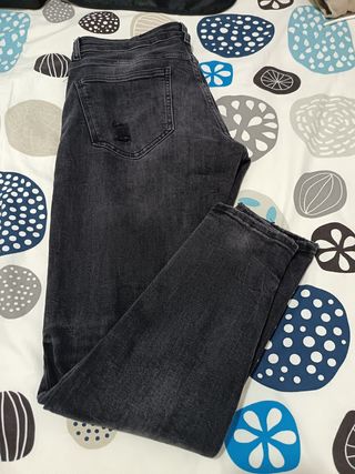 Pantalón Zara Negro Roto