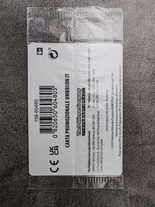 Umbreon Stamped OBF Promo Sigillata Ita 🇮🇹