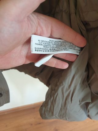 Abrigo plumas Massimo Dutti Plumas.