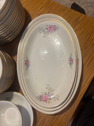 Vajilla de porcelana Santa Clara 