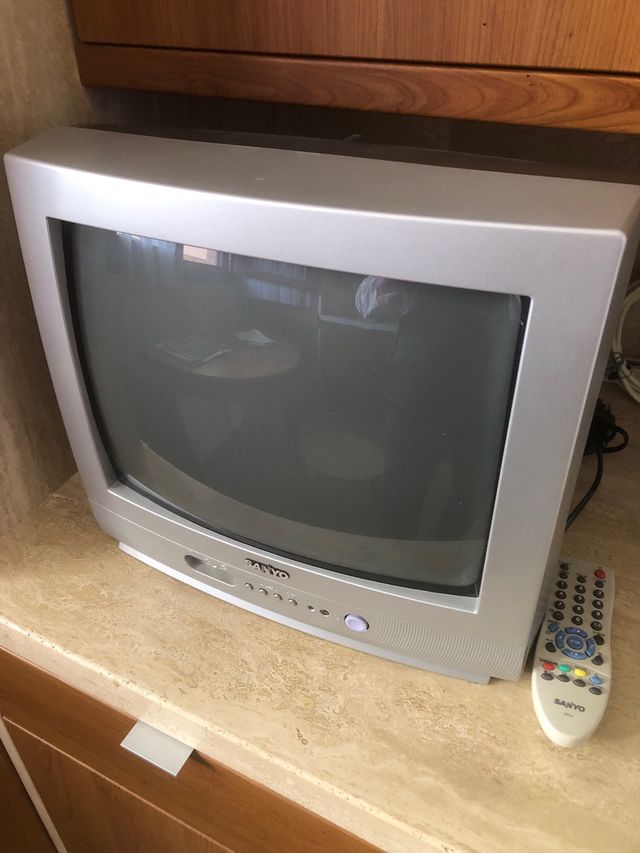 Televisor Sanyo pequeña 14 pulgadas