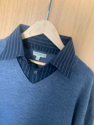 Jersey Burberry lana Merino 