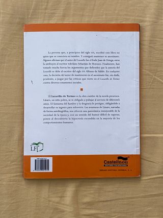 LAZARILLO DE TORMES - colección 2006