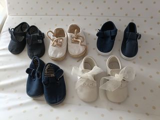Zapatos de bebé varios colores