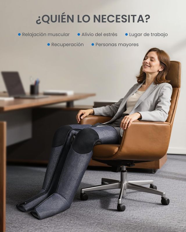 NUOVO - Massaggiatore per gambe a compressione d'aria Renpho