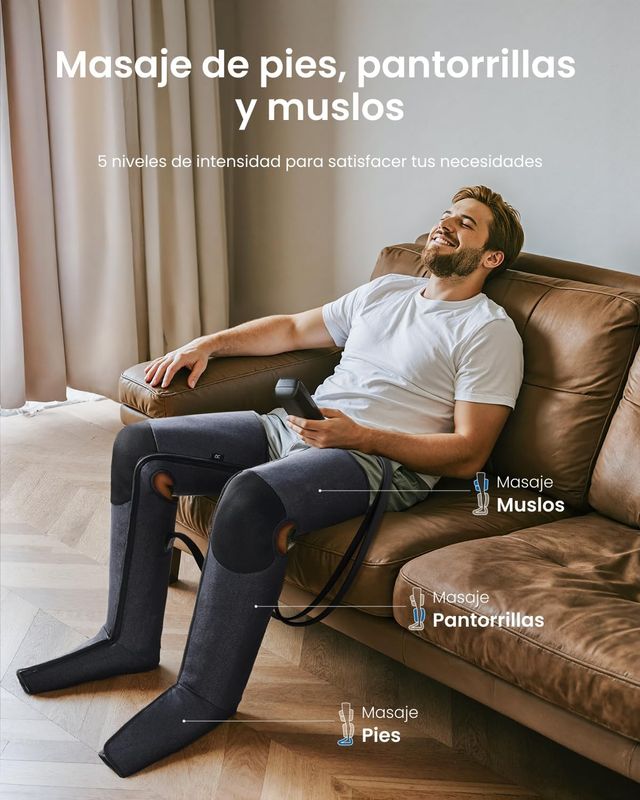 NUOVO - Massaggiatore per gambe a compressione d'aria Renpho