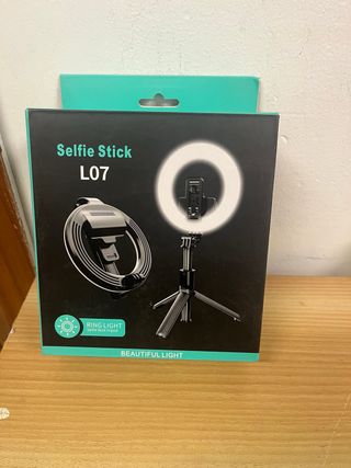 Mini Aro de Luz L07 Selfie Stick