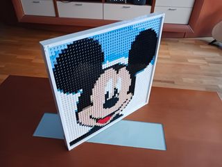 Cuadro Pixel Art Mickey Mouse compatible Lego