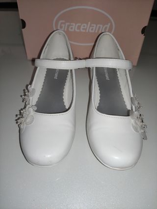 Zapatos Graceland Niña Talla 35 Blancos