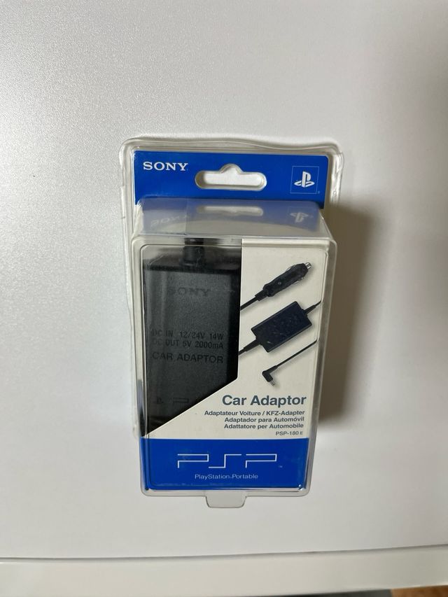 car adaptor psp playstation original sin abrir 