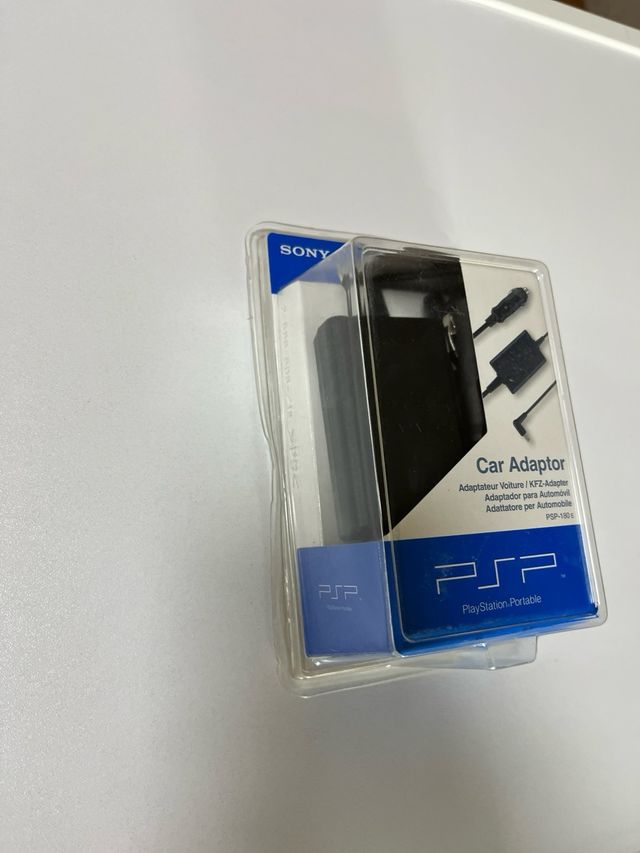 car adaptor psp playstation original sin abrir 