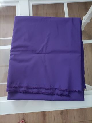 Traje de flamenca morado hecho a medida  