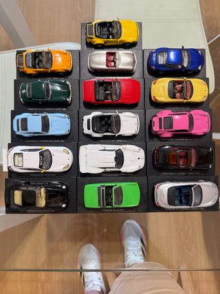 Colección de 15 coches Porsche