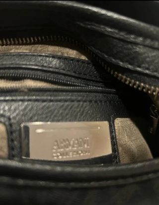 Borsa a spalla Armani Collezioni nera