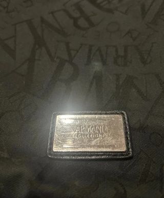 Borsa a spalla Armani Collezioni nera