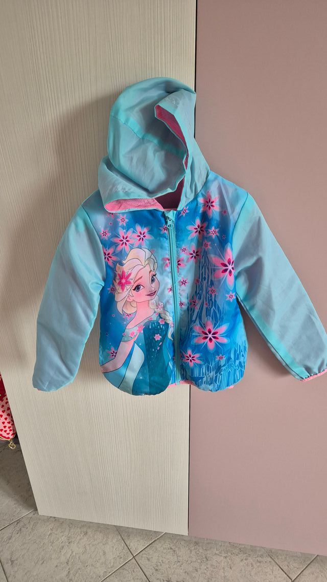 Giacca pioggia Frozen Disney bambina nuova