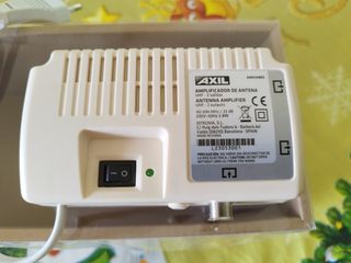 AXIL Amplificador antena 25dB UFH VHF 5G 