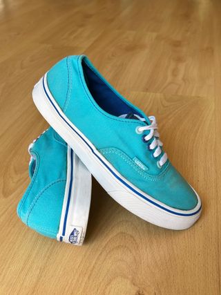 Zapatillas Vans 40, Authentic azul turquesa