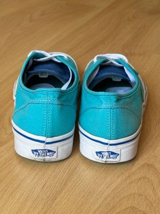 Zapatillas Vans 40, Authentic azul turquesa