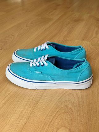 Zapatillas Vans 40, Authentic azul turquesa