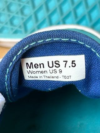 Zapatillas Vans 40, Authentic azul turquesa
