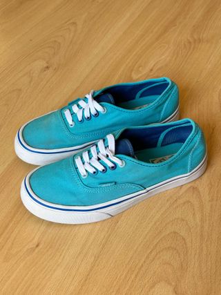 Zapatillas Vans 40, Authentic azul turquesa