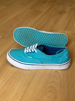 Zapatillas Vans 40, Authentic azul turquesa