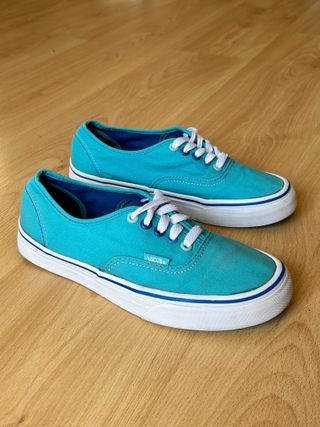 Zapatillas Vans 40, Authentic azul turquesa