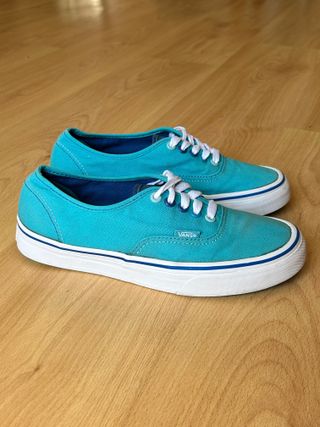 Zapatillas Vans 40, Authentic azul turquesa