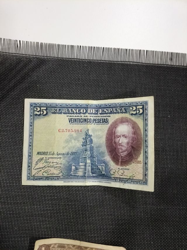 Billete 25 Pesetas Banco de España 1928