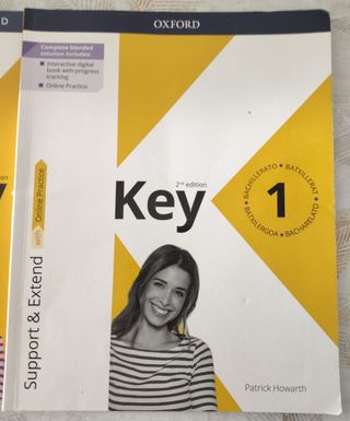 Pack Inglés 1o Bachillerato – Oxford Key (2a ed.)