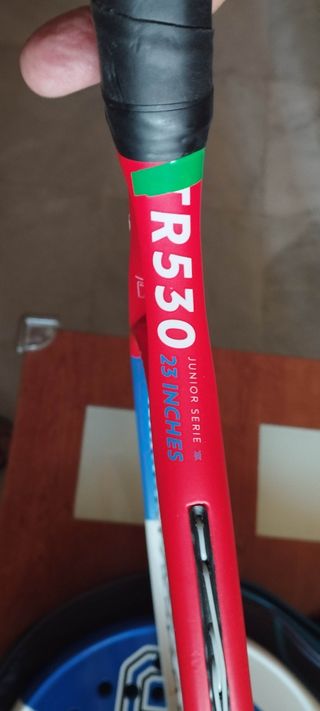 Raqueta pádel Artengo 700 y raqueta tenis niño. 