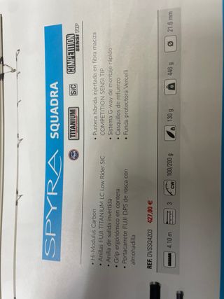 Caña Vercelli Spyra Squadra 4.10