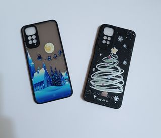 Lote 2 fundas navideñas Redmi Note 11S