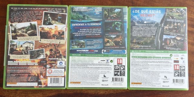 🇪🇦 Pack Lote Far Cry 2, 3 & 4 Xbox 360