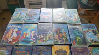 Lote Cintas VHS Disney Clásicos Español