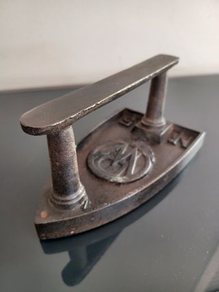 Plancha antigua PW Nº5 – hierro fundido francés