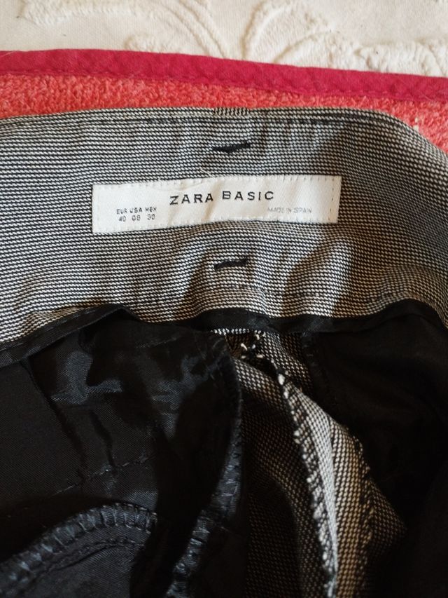 Pantalón Zara Gris