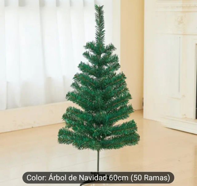 Árbol de Navidad 60cm (50 Ramas)