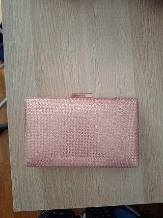 Bolso de fiesta rosa brillante