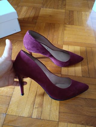 Zapatos de tacón DANIELA VEGA ante burdeos