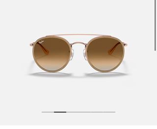 Gafas de sol Ray-Ban Round Doble Puente Marrón